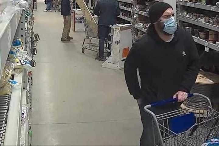 Man Wanted For Allegedly Stealing $1.4K Worth Of Items From CT Lowe's Store