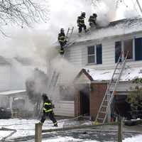 <p>The fire broke out on Nelden Road just off Englewood Avenue in Teaneck shortly before 8 a.m.</p>