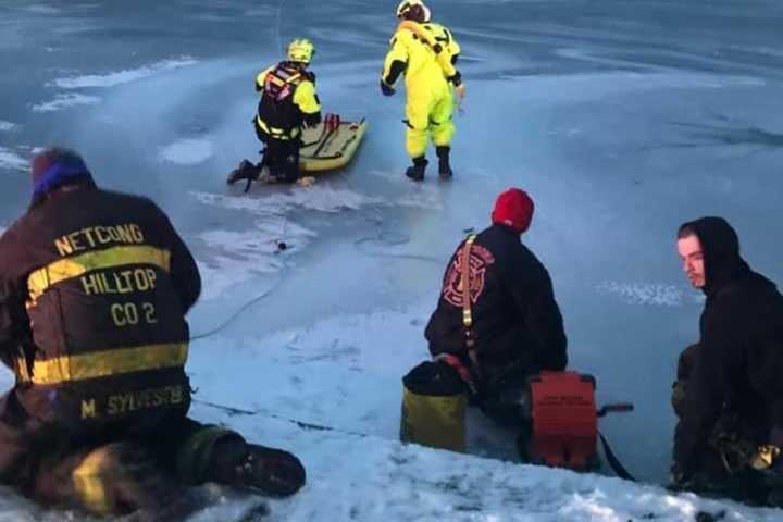 3 People Including Motorcyclist Rescued From North Jersey Lake (PHOTOS)