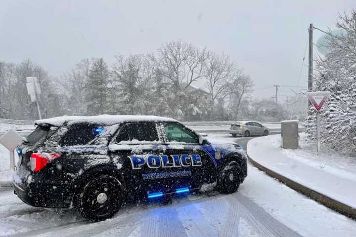 Snow Plow Driver Found Shot Near Howard County School Dies At Hospital, Police Say