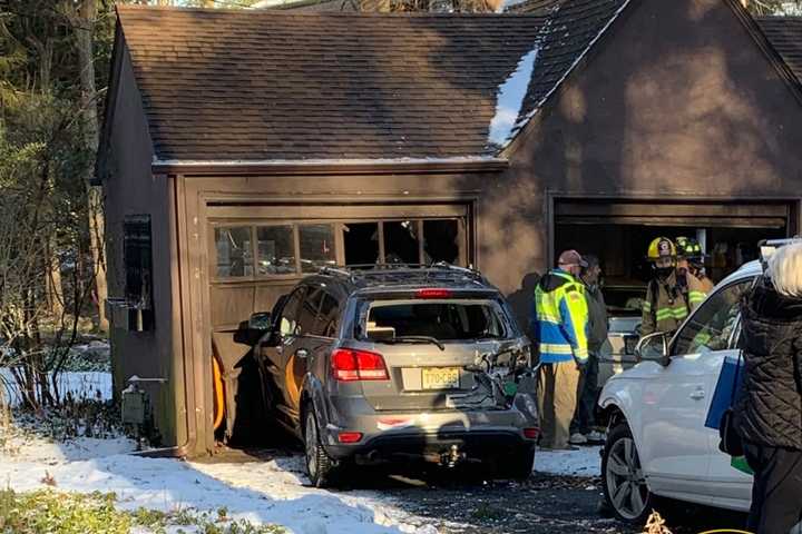 SUV Struck During Crash Slams Into Morris County Home