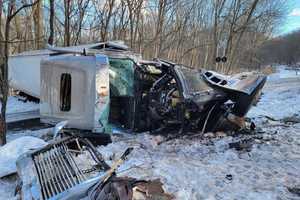 Driver Hospitalized After Train Hits Tractor-Trailer In Morris County