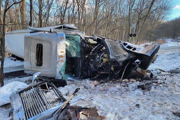 Driver Hospitalized After Train Hits Tractor-Trailer In Morris County