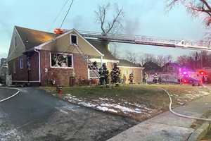 Fire Investigators Examine Fort Lee House Blaze