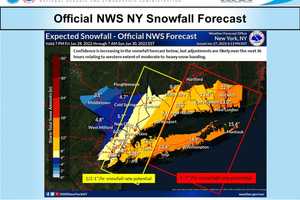 Nor'easter Nears: Brand-New Projections For Snowfall Accumulation, Wind Speed Released