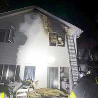 <p>Firefighters battled extreme cold and icy conditions in the overnight Norwood blaze.</p>