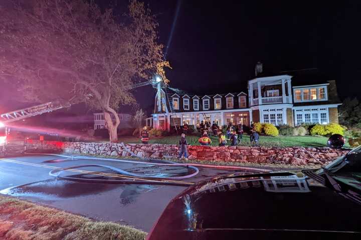 Fire Breaks Out At Large Estate In Fairfield County