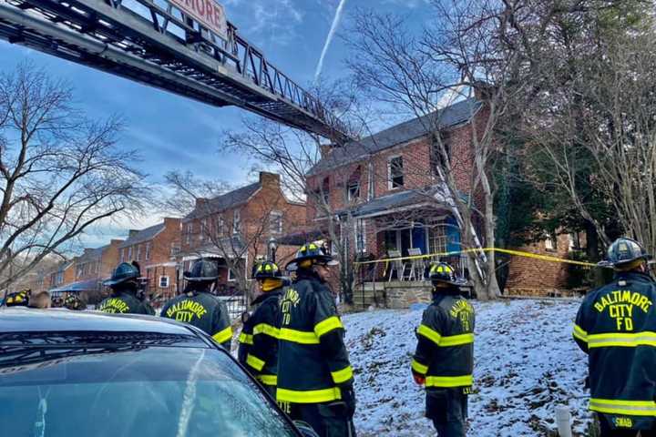 Four People Injured In Dangerous Baltimore House Fire