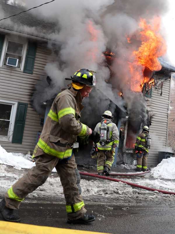 Mother, Son Escape After House Fire Breaks Out In Area