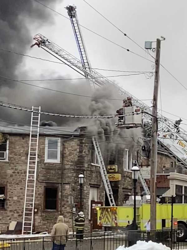 SEPTA Suspends Doylestown Service While Crews Battle 3-Alarm Ambler Fire