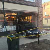 <p>An 83-year-old man from New Rochelle drove through the front of DeCicco and Sons in Pelham.</p>