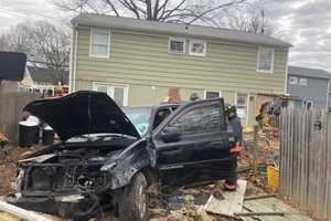 Car Crashes Into Two Houses In Stratfod