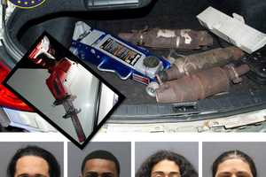 Four Nabbed For Stealing Catalytic Converters In Westchester, Police Say