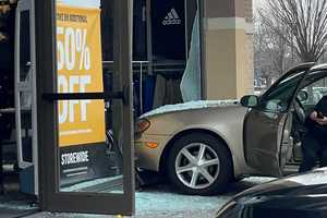 Sedan Plows Into Adidas Shop Off Route 4