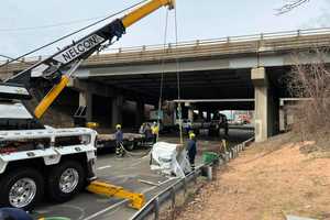 Road Closed For Hours After Tractor-Trailer Rolls Over On CT Roadway