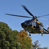 <p>Maryland State Police helicopter.</p>