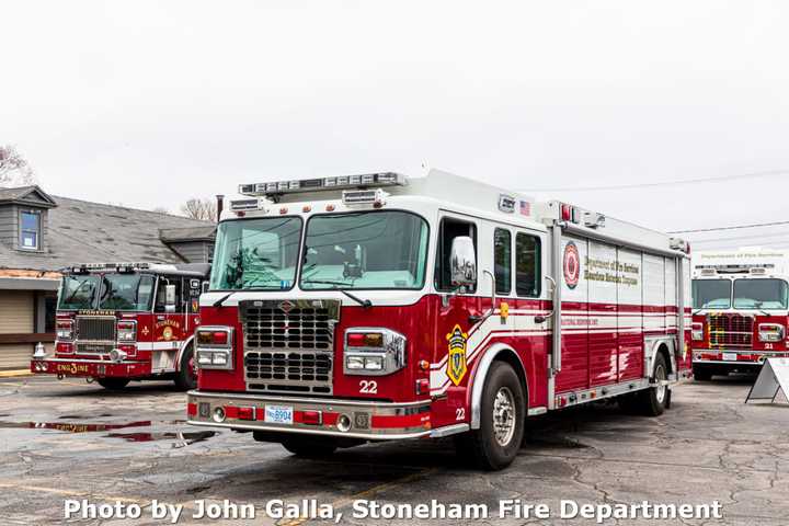 A Stoneham Fire Department engine.