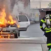 <p>Wood-Ridge High School parking lot, Hackensack Street.</p>