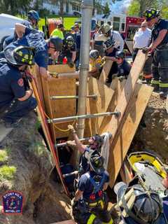 Man Rescued From Bethel Trench Collapse By Rescuers Who Dug By Hand