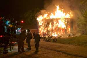 House Destroyed After Massive Fire Breaks Out In Region