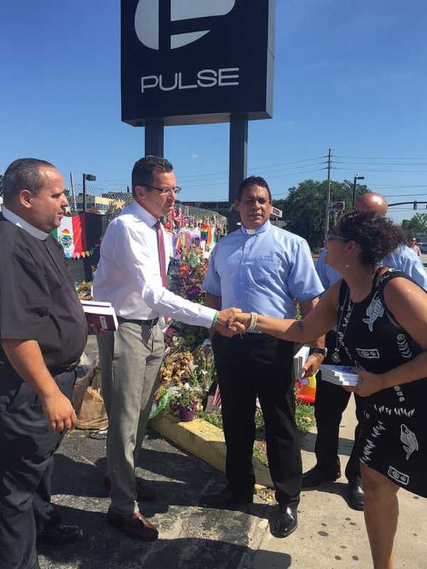 Gov. Malloy Visits Pulse Nightclub In Orlando