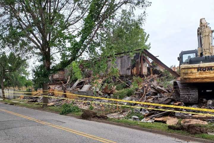 GOOD RIDDANCE: Abandoned Building Collapses In Lodi, Decades-Long Eyesore Reduced To Rubble