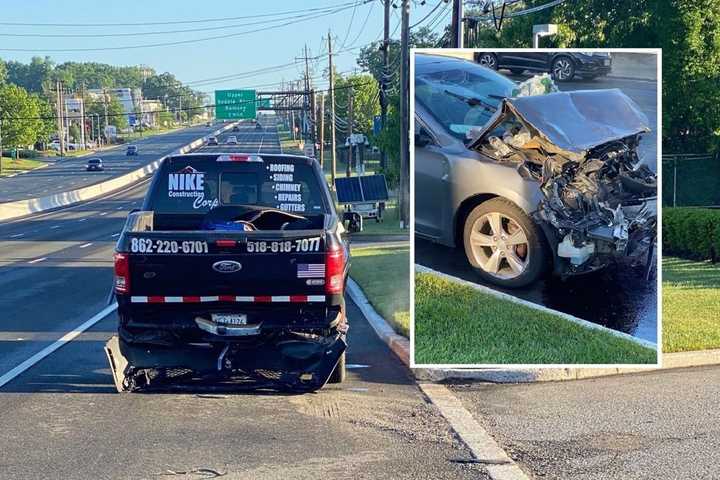 Crash Spills Bottles Of Water, Gatorade, Sunny D Across Route 17