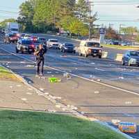 <p>One lane got by at the border of Ramsey and Upper Saddle River on northbound Route 17.</p>