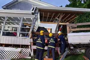 Truck Slams Into Warren County Home (PHOTOS)