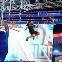 <p>Jacob Arnstein competing during the qualification round of Season 14 of American Ninja Warrior</p>