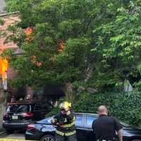 <p>Flames quickly consumed the Farnham Avenue home in Lodi on Friday.</p>