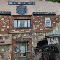 <p>The Morningside Greenhouse in Haledon sustained an intense impact.</p>