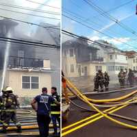 <p>Paterson firefighters were forced into an exterior attack at the Madison Avenue home.</p>