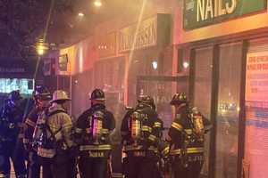Firefighters Snuff Oradell Nail Salon Blaze