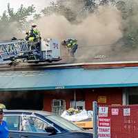 <p>The blaze ignited at Speed Auto Body on Rennie Place off Union Street shortly after the shop closed at 5 p.m.</p>