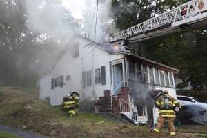 Firefighters Injured After House Fire Breaks Out In Hudson Valley