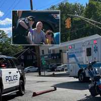 <p>At the scene on Pascack Road at Manhattan Avenue in Washington Township.</p>