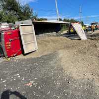 <p>Morning mess on eastbound Route 46 in Little Falls.</p>