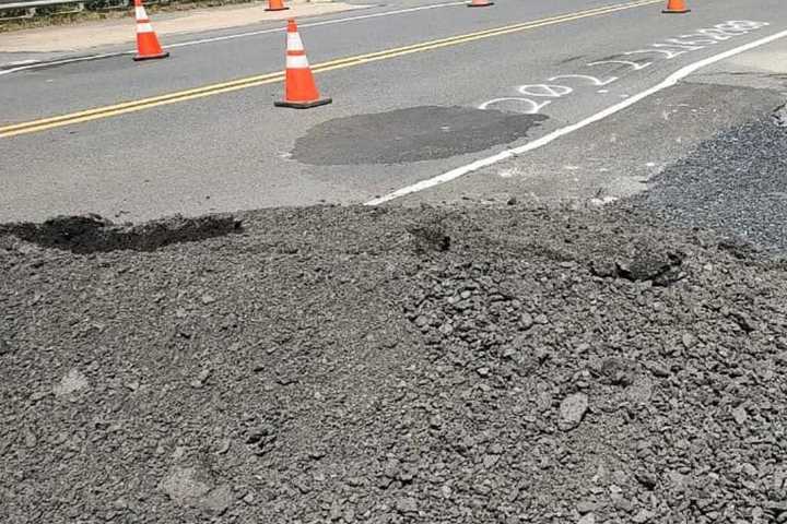 Deep Sinkholes Cause Indefinite Shutdown Of Lehigh Valley Road, Police Say