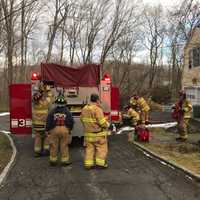 Weston Fire Department Quickly Douses Small Fire Behind House
