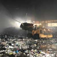 Five Firefighters Injured In Two-Alarm Blaze At Waste Management Facility In Westchester