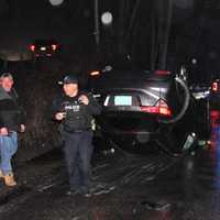 <p>A driver was hospitalized at Westchester Medical Center after being involved in a rollover crash in Mahopac.</p>