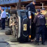 <p>Hoboken&#x27;s bravest ran the 100 or so feet from their firehouse.</p>