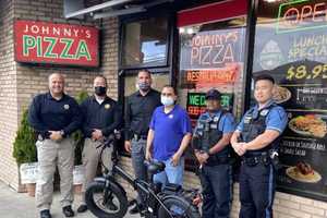 HEROES: Pizzeria Employee Gets His Stolen E-Bike Back Thanks To Palisades Park PD