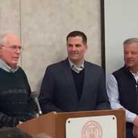 <p>Dutchess County Executive Marcus J. Molinaro, second from left, says the county&#x27;s commitment to farming is strong. With him are Harry Baldwin, of the county&#x27;s Agriculture Advisory Board Legislator Gregg Pulver, and Dale Borchert, Legislature chairman</p>