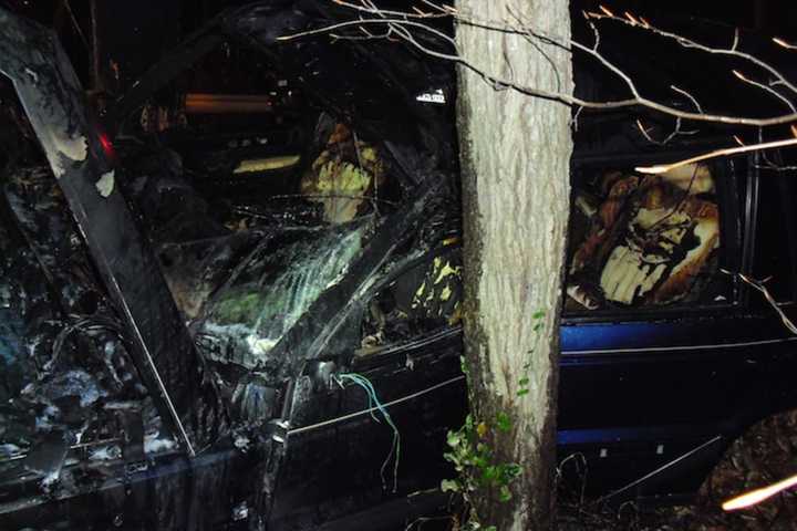 Wilton Cops Save Man's Life, Pull Him Out Of Burning Range Rover