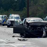 <p>The crash on northbound Route 287 in Mahwah involved at least four vehicles.</p>