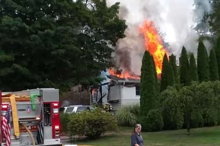 Fire Destroys West Milford Family's Home