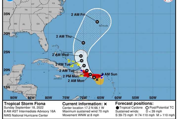 Fiona Becomes Hurricane, Could Bring 'Life-Threatening Flash Flooding' To Puerto Rico