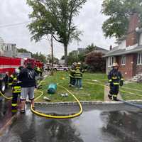 <p>Ridgefield Park firefighters assisted their Little Ferry colleagues.</p>